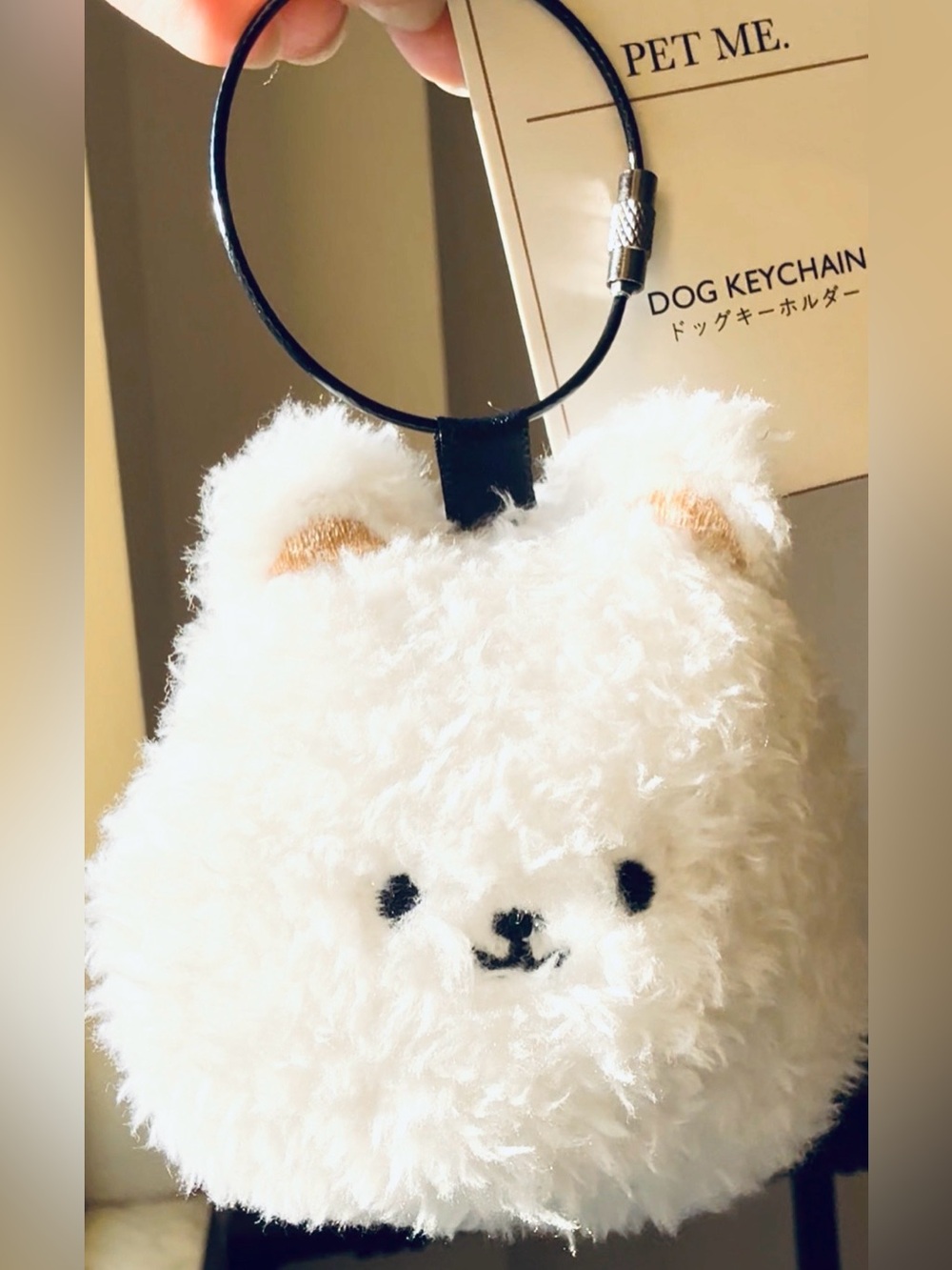 🔥Japan Dog Keychain/bag  Charm - Cute and Fluffy!!